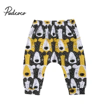 Для детей для маленьких мальчиков девочек милые животные брюки-шаровары PP леггинсы брюки