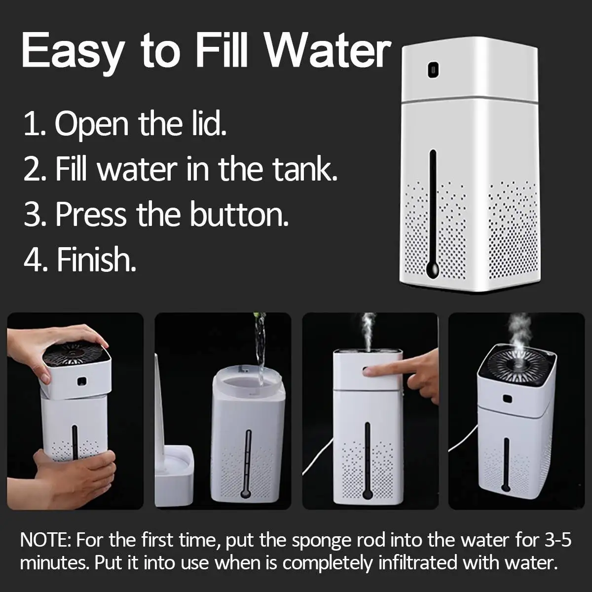 Pаспродажа Светодиодный Ночной светильник, очиститель тумана, 1000 мл, увлажнитель воздуха, ультразвуковой USB диффузор, арома, эфирное масло, увлажнитель...