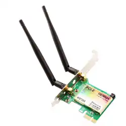 Pci-E беспроводная сетевая карта 867 Мбит/с Bluetooth 4,0 Wifi двухдиапазонный адаптер gigabit с высоким коэффициентом усиления антенны