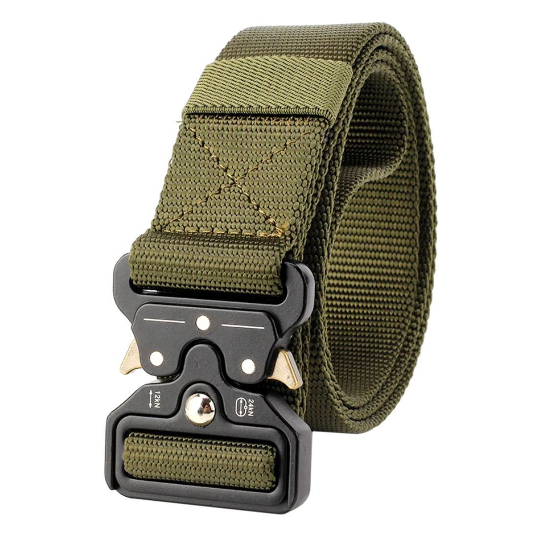 

Adjustable Tactical Quick-Release Belt with Metal Buckle Military Heavy Duty EDC BDU CQB Waist Belt for Outdoor Hunting Band