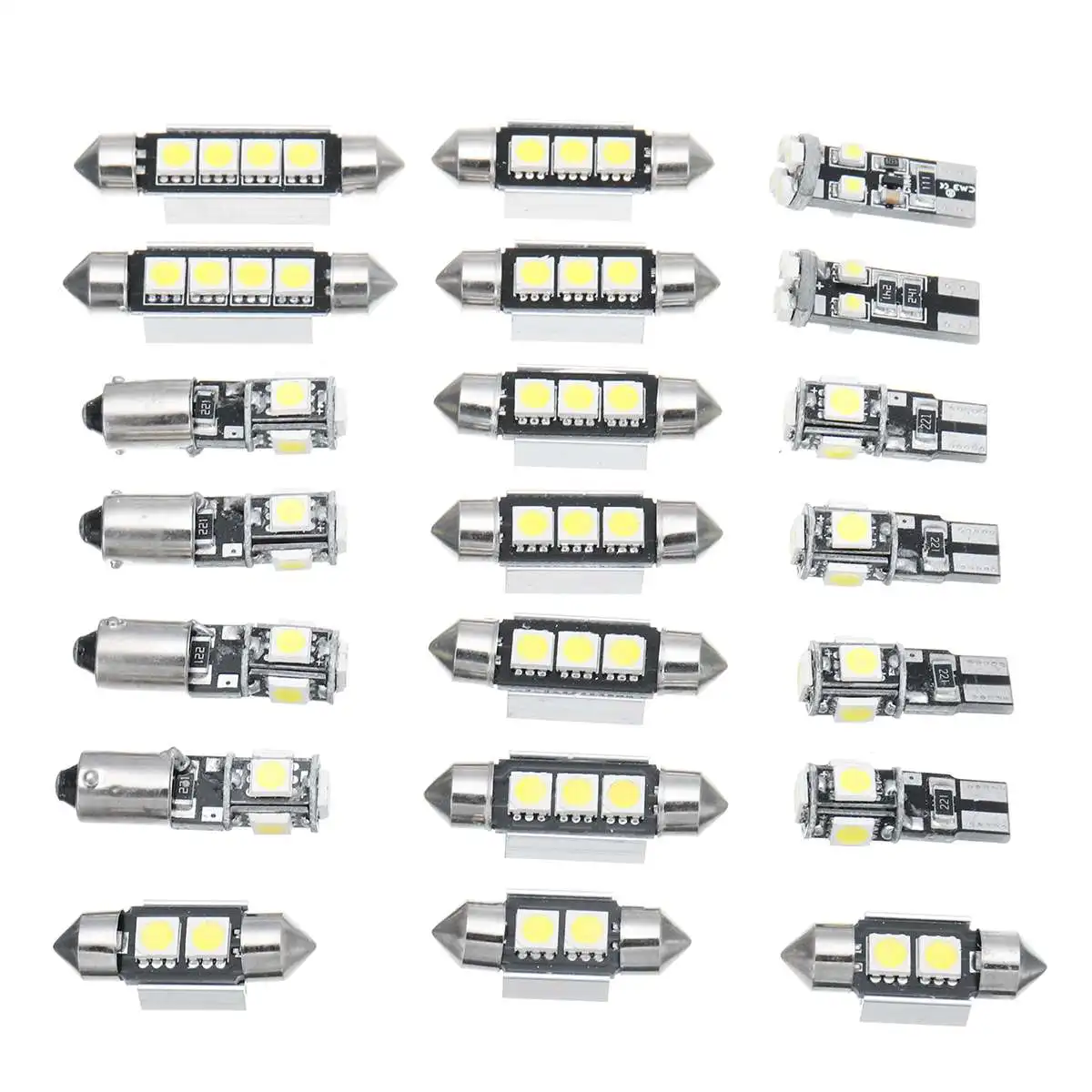 20 Xenon SMD White LED Interior Light Package Kit For BMW 5-Series E60 E61 04-10