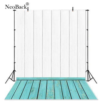 

Printed blue wood and White Wood Grain Photography Background Studio Props Thin vinyl new born baby children Backdrops P1167