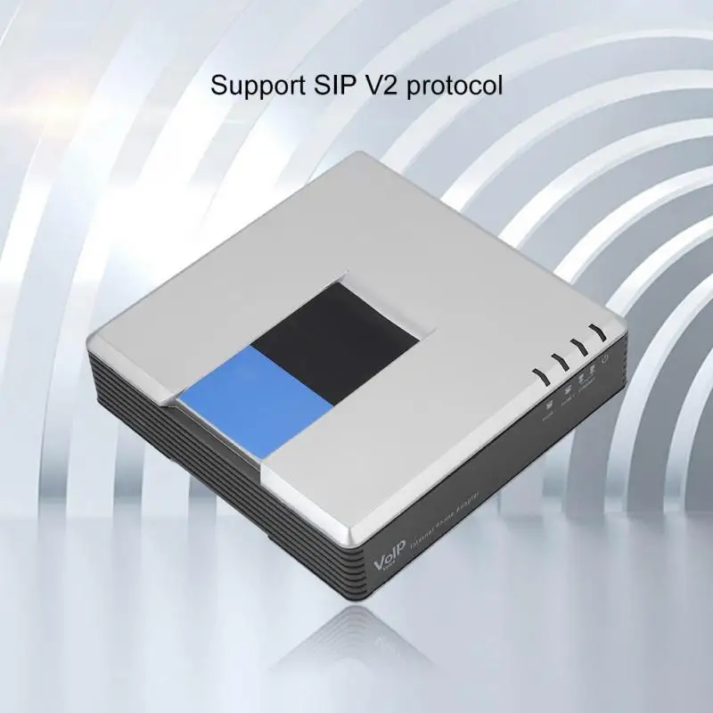 Адаптер для телефона VoIP Интернет 2 SIP RJ45 кабель адаптер без коробки