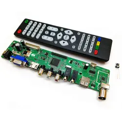 V56 обновление V59 Универсальный ЖК-дисплей ТВ контроллер драйвер платы ПК/VGA/HDMI/USB интерфейс