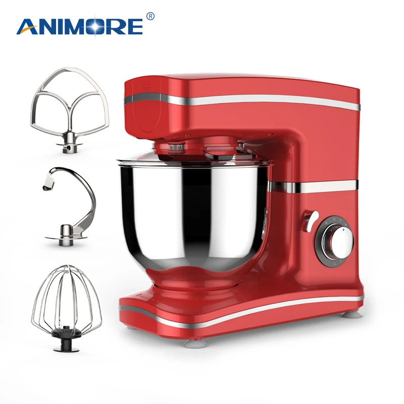 

ANIMORE Kitchen Food Stand Mixer 1000W 5.5L Stainless Steel Bowl 8-speed Cream Egg Whisk Blender Cake Dough Bread Mixer Maker