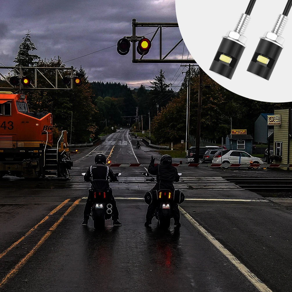 2Pcs12V 3 SMD СВЕТОДИОДНЫЙ Универсальный Автомобильный светодиодный номерной знак