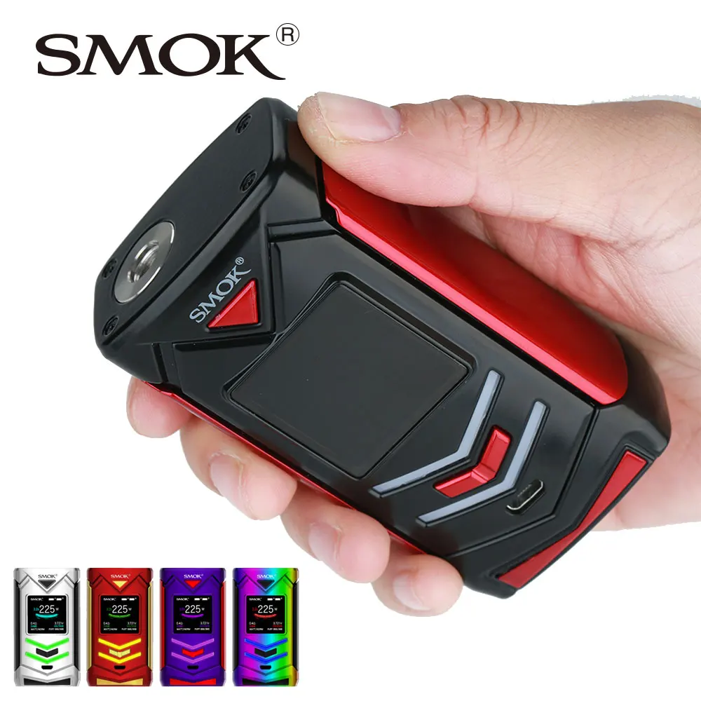 

Clearance SMOK Veneno 225W TC Box MOD Max 225W 1.3 Inch HD Screen No 18650 Battery Mod Box e-cig Vs G-priv/ Drag 2/ Luxe Mod