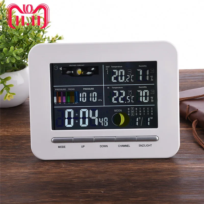 

Outdoor thermometer Humidity Sensor LCD display Wireless Weather Station Thermometer Barometer Drop Shipping