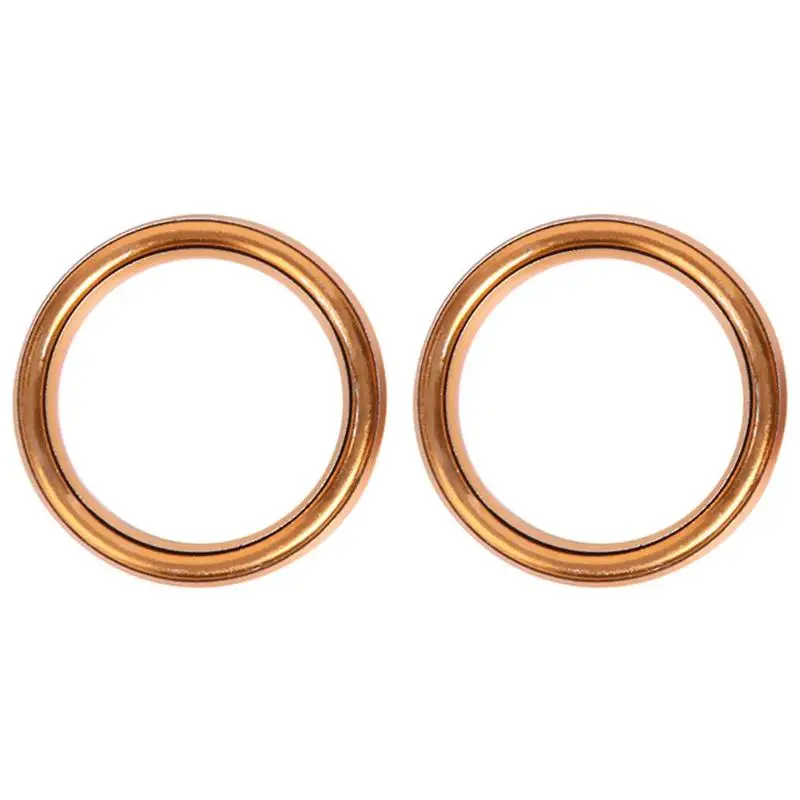 

2pcs Exhaust Pipe Gaskets Silencer Seal Muffler for HONDA CMX250C Rebel 250