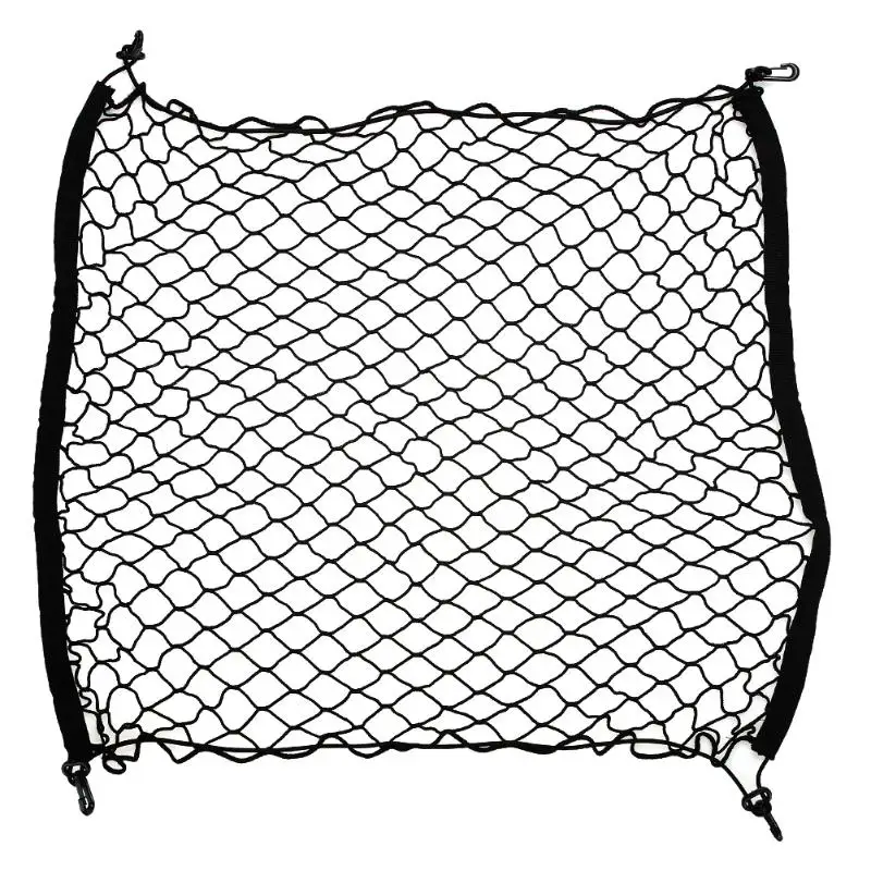 

70 x 70cm 4 Hooks Universal Car Trunk Luggage Storage Cargo Organizer Stowing Tidying Car Trunk Net Pocket Simple And Convenient