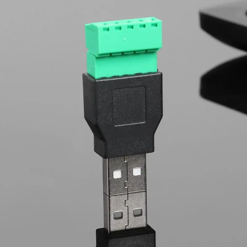 100% абсолютно новый и высокое качество USB2.0 папа к 5pin винтовой клеммный разъем