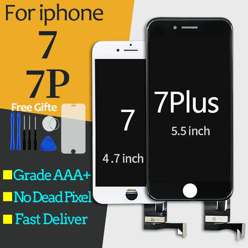 

AAA++ LCD For iPhone 7 Plus LCD Display Replacement Parts Touch Screen Digitizer Assembly Perfect Display For iPhone 7 LCD