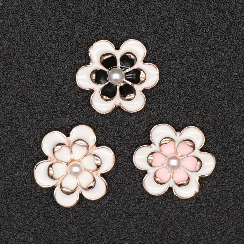 10Pcs Sewing Accessories Hair Scrapbooking Craft Decorative Button Rhinestone Flower Buttons DIT Baby | Дом и сад