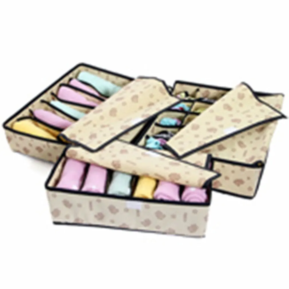 

Hoomall Multi-size Bra Underwear Organizer Foldable Home Storage Box Non-woven Wardrobe Drawer Closet Organizer