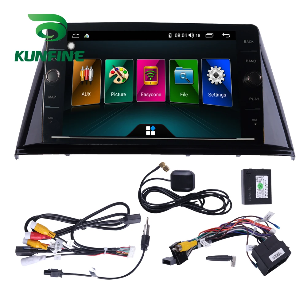 Flash Deal Octa Core RAM 4GB Android 8.1 Car DVD GPS Navigation Player Deckless Car Stereo for Peugeot 308 2016 2017 Radio Unit Device 4G 3