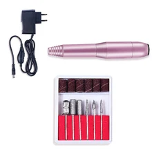 Электрический Фрезер для ногтей, сверлильный пилки для маникюра, педикюра инструмент комплект машина для снятия лака с ногтей Маникюр машина для ногтей машина штепсельная вилка американского стандарта ногтей отдел