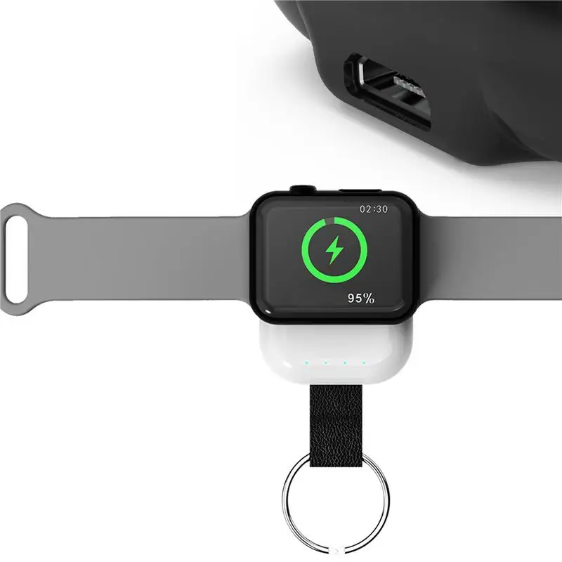 W4 Беспроводной Зарядное устройство для Apple Watch Series 1/2/3/4 Мини Путешествия Зарядное устройство кронштейн с usb-кабель