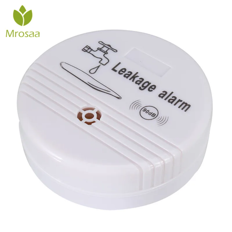

Mrosaa Intelligent Wireless Water Leak Detector Sensor 90 dB Volume Water Leakage Alarm for Home Kitchen Bathroom Toilet Floor