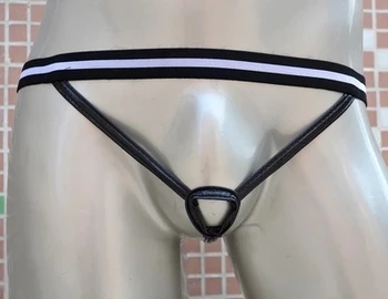 

Free shipping Fashion men's thong male function panties three-dimensional cut t men's thong
