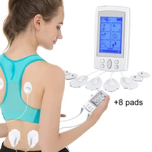 Electric pulse massager Neck Back Stimulator Full Body Relax Muscle Massager relief pain EMS tens Acupuncture therapy +8 pads Electric pulse massager Neck Back Stimulator Full Body Relax Muscle Massager relief pain EMS tens Acupuncture therapy +8 pads