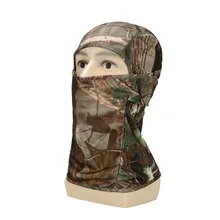 Камуфляжная маска на все лицо с шапкой, быстросохнущая Балаклава, велосипедная, рыболовная, походная маска для лица, шарф, бионический армейский тактический Пейнтбол