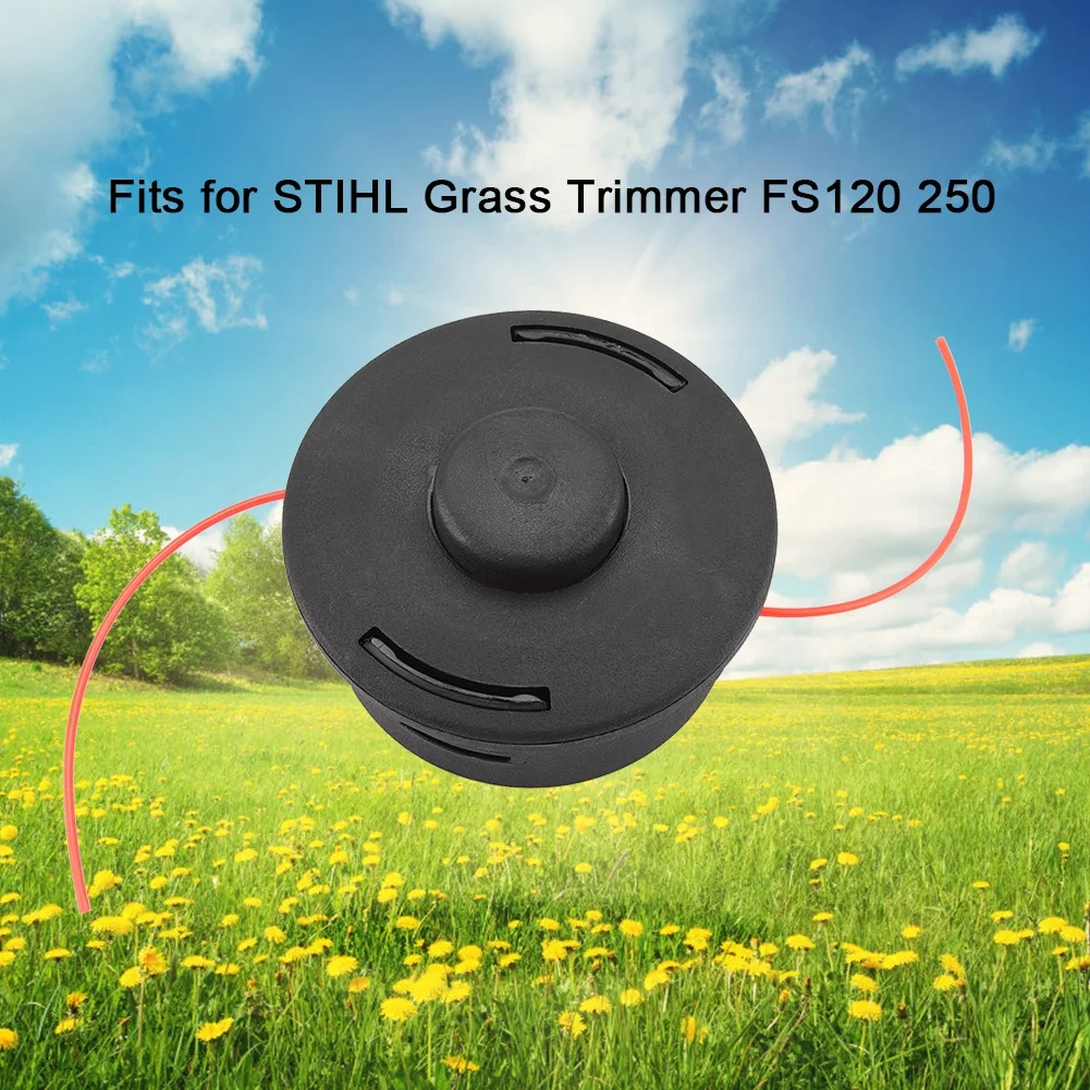 Черный 25-2 нейлоновая линия катушки газонокосилки головка для STIHL триммер FS120 250