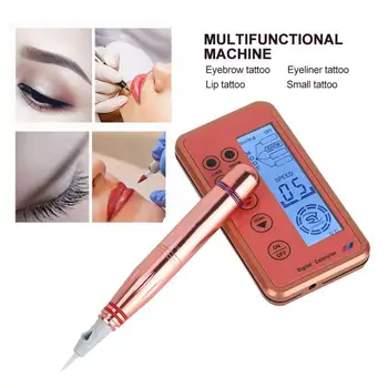 

Permanent Makeup Device Eyebrow Lip Eyeliner Tattoo Machine Kits With Cartridge Needles Lip Tattoo Machine Permanent Makeup