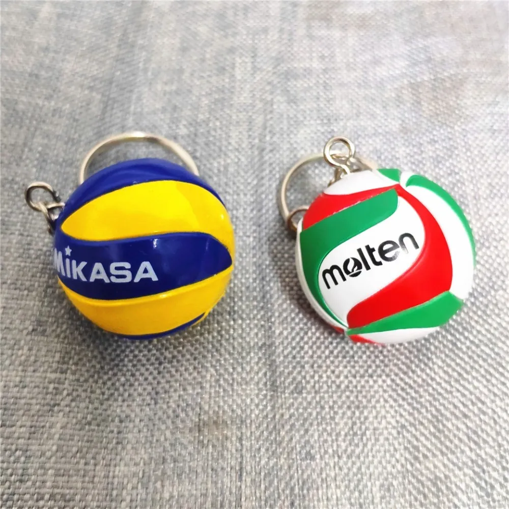 Volleyball Keychain Key Chain Car Ball Key Holder Ring Sports Team For