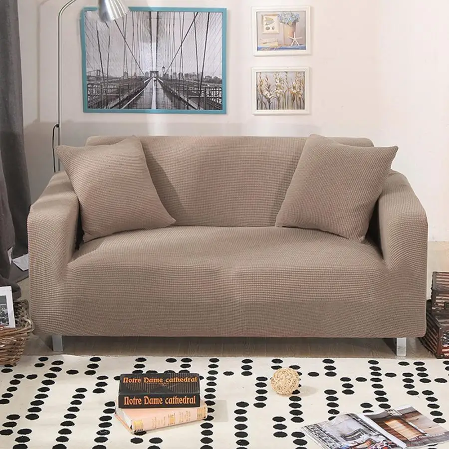 Новое Стильное водонепроницаемое эластичное пылеотталкивающее покрывало чехол для дивана и диванных подушек протектор для гостиной крышка дивана