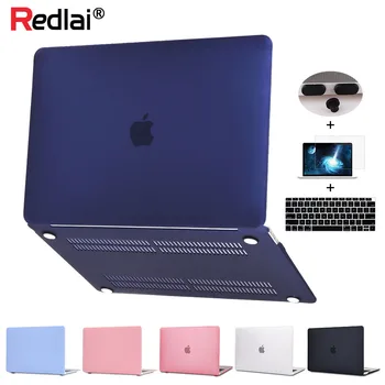 

Redlai Matte Frosted Plastic Case Cover Sleeve For New MacBook Air 13" 2018 Case A1932 Retina Keyboard Cover Screen Protector
