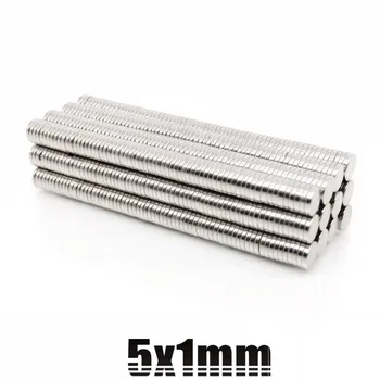 

Wholesale 1000pcs D5mmx1mm Super strong neo neodymium magnets 5*1mm N35 D5*1 permanent magnet 5x1mm, 5x1 magnet