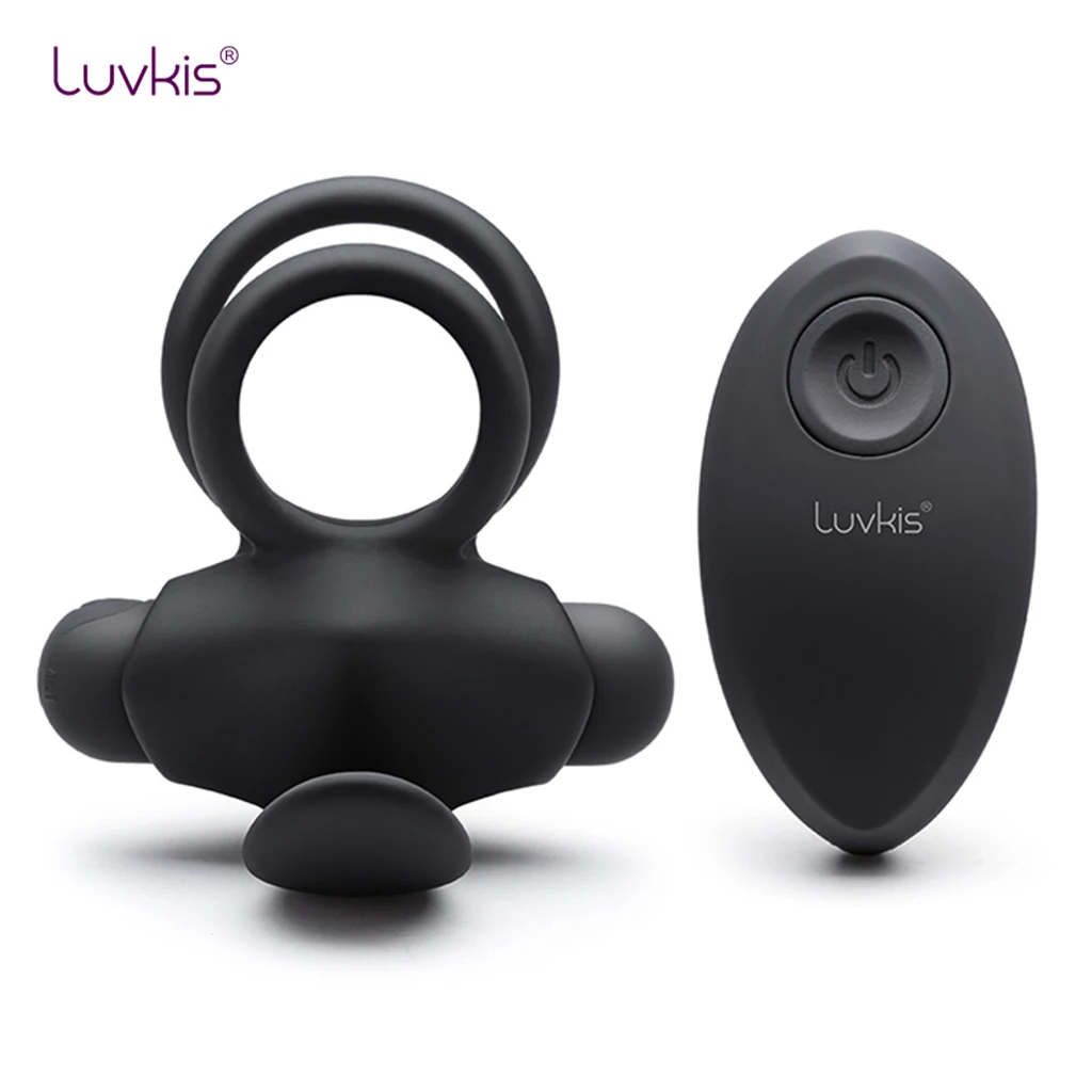 Luvkis 10 Speeds Male Beads Hook Particles Anal Vibrator Prostate Massage Butt Plug Vibrating USB Charged Waterproof Sex Toys