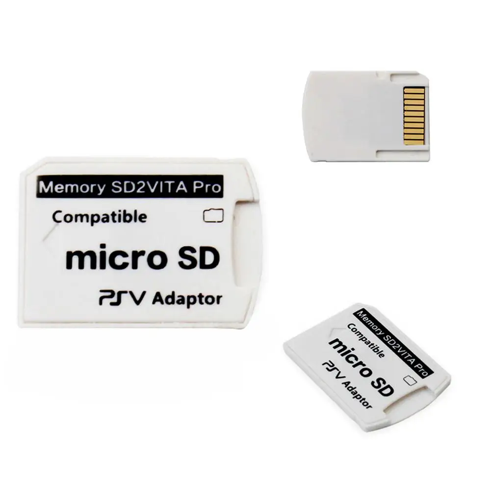 

V6.0 SD2VITA PSVSD Memory Card Adapter For PSVita Henkaku 3.65 System 1000 2000 TF Card Converter 35 X 35 X 5mm New