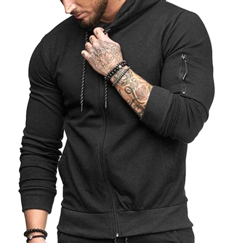 NEW Jacket Hoodies Men Fashion Solid Color Zipper Pockets Sweatshirt Autumn Winter Warm Male Tracksuit Coat NEW Jacket Hoodies Men Fashion Solid Color Zipper Pockets Sweatshirt Autumn Winter Warm Male Tracksuit Coat
