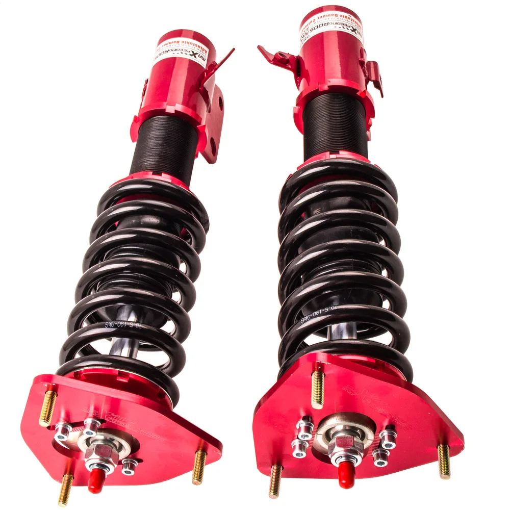 Coilovers для Subaru Impreza WRX GDA GDB 2002 2007 Saab 9 2X STI red|Амортизаторы и опоры| |