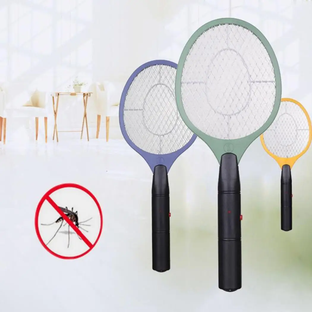 

Indoor Outdoor Handheld Bug Fly Mosquito Insect Swatter 3V Racket Killer Mosquito Insect Pest Killing Tools Home Room Office