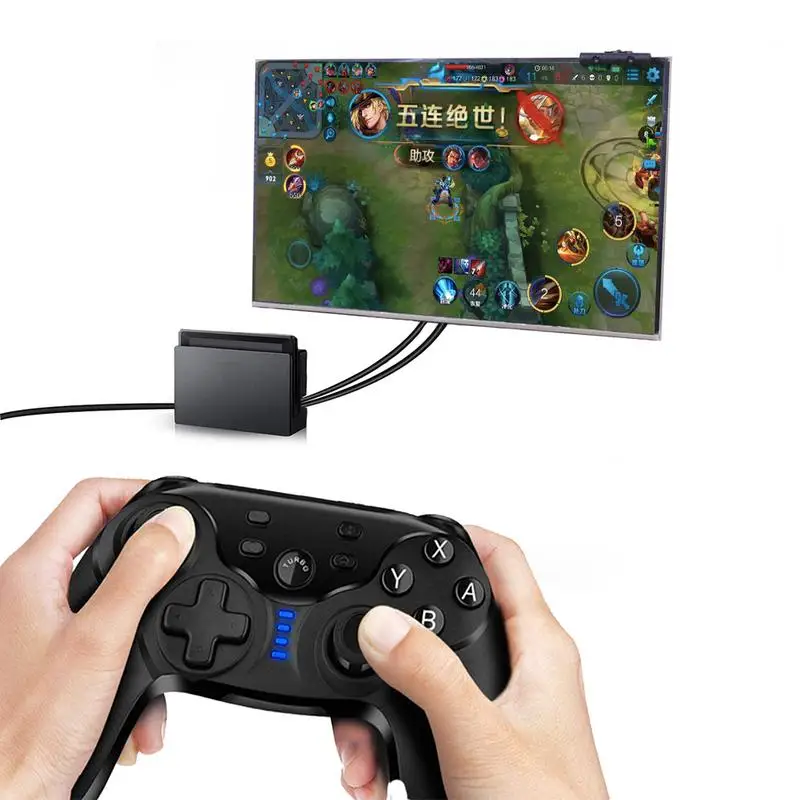 Wireless Gamepad Controller For Nintendo Switch PC Six Axes Vibration Gyroscope Accelerator Bluetooth Connection Gaming Joystick Wireless Gamepad Controller For Nintendo Switch PC Six Axes Vibration Gyroscope Accelerator Bluetooth Connection Gaming Joystick