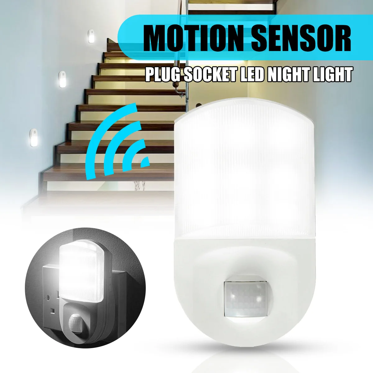

EU Plug Infrared 9 LED Night Light PIR Sensor Body Motion Night Lamp Wireless Detector Light Wall Lamp Light Auto On/Off Closet