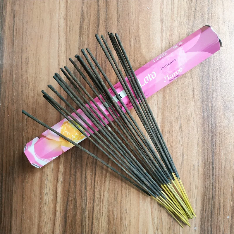 

One Pack Lotus Sticks Incense Indian Handmade Natural Scents for Home Wholesale Lots Bulk Room Fragrance Cense Smell Removing
