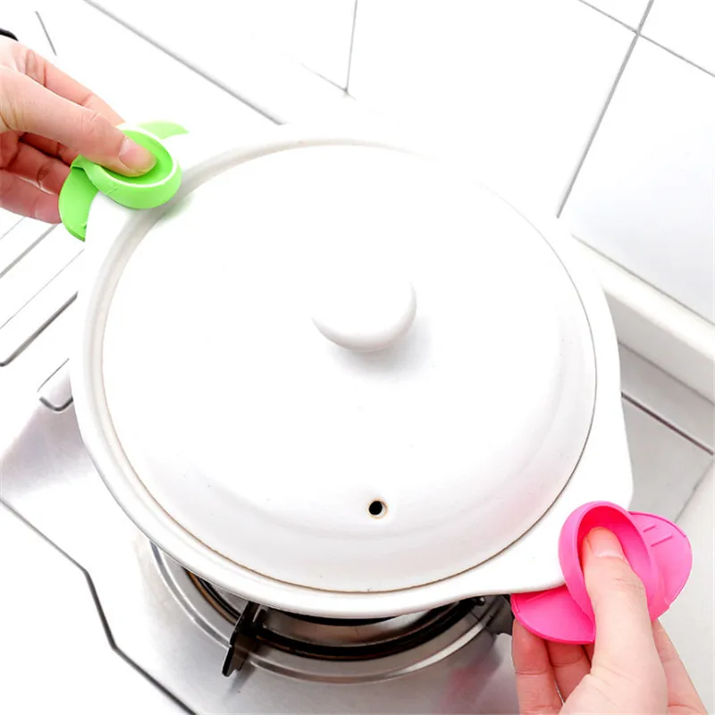 1pcs Insulated Finger Sleeve Multifunctional Microwave Oven Kitchen Portable Heat Insulation Gloves