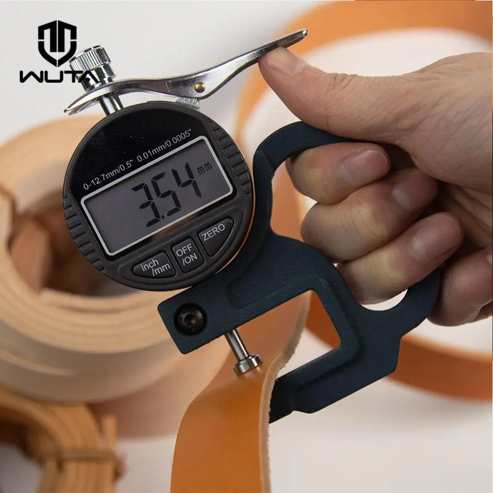 WUTA 8/10oz Veg Tanned Cowhide Leather Strap – Belt Blank for Crafting 3