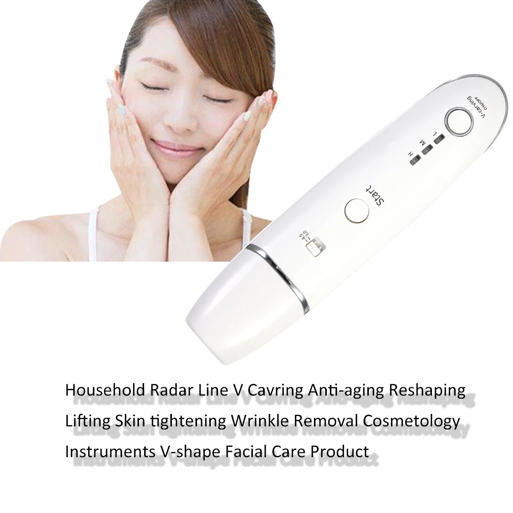 

Household Radar Line V Cavring Anti-aging Reshaping Lifting Skin tightening Wrinkle Removal Instruments V-shape Facial Care