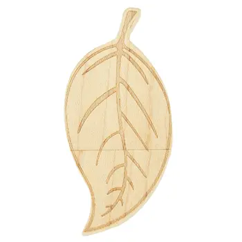 

Natural bamboo Maple 2.0 32G Bamboo tree leaves U disk Bamboo U disk
