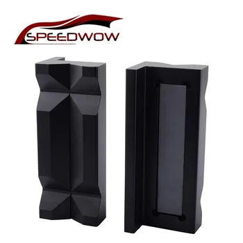 

SPEEDWOW Universal Aluminum Vise Jaw Protective Inserts For AN Oil Hose Fittings With Magnetic Back For Fuel Supply & Treatment