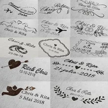 Таможенная печать, свадебная самочернильная печать для приглашения, адрес, конверт прямоугольник 31x41 мм персонализированная печать