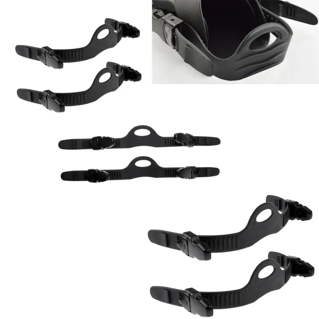

1 Pair Lightweight Rubber Fin Strap for Universal Scuba Diving Dive Fins Accessories 3 Sizes to Choose Snorkeling Swimming
