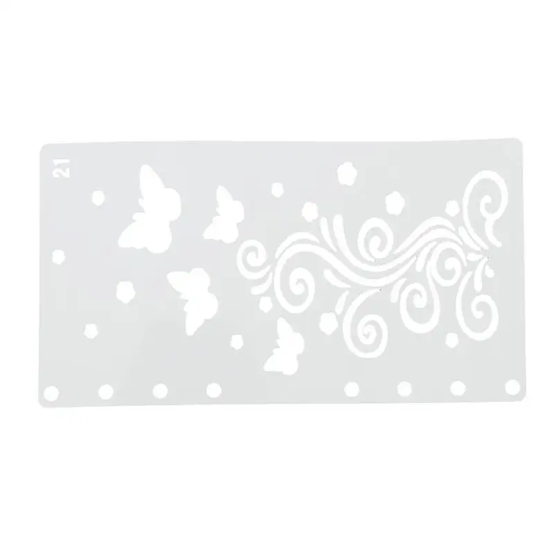 

A6 Page Hollow Ruler DIY Photo Album Template Drawing Tool Office Supplies