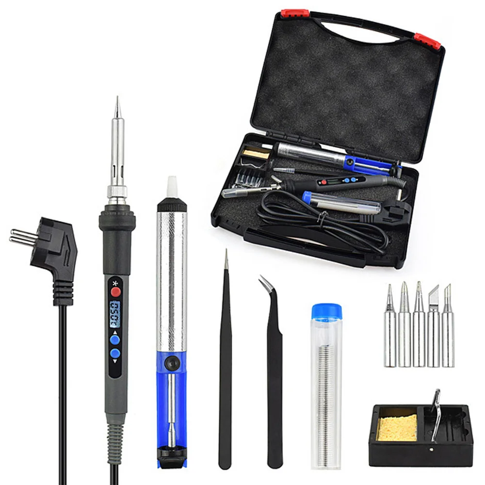 

1set of 5V 10W Digital Temp LCD Adjustable USB Soldering Iron Tool Kit Portable high quality accessory part