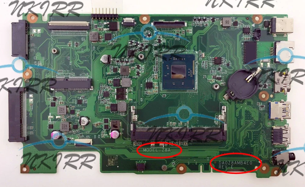 for acer aspire es1-411 laptop motherboard NBMRU11001 DA0Z8AMB4E0 n2840 cpu