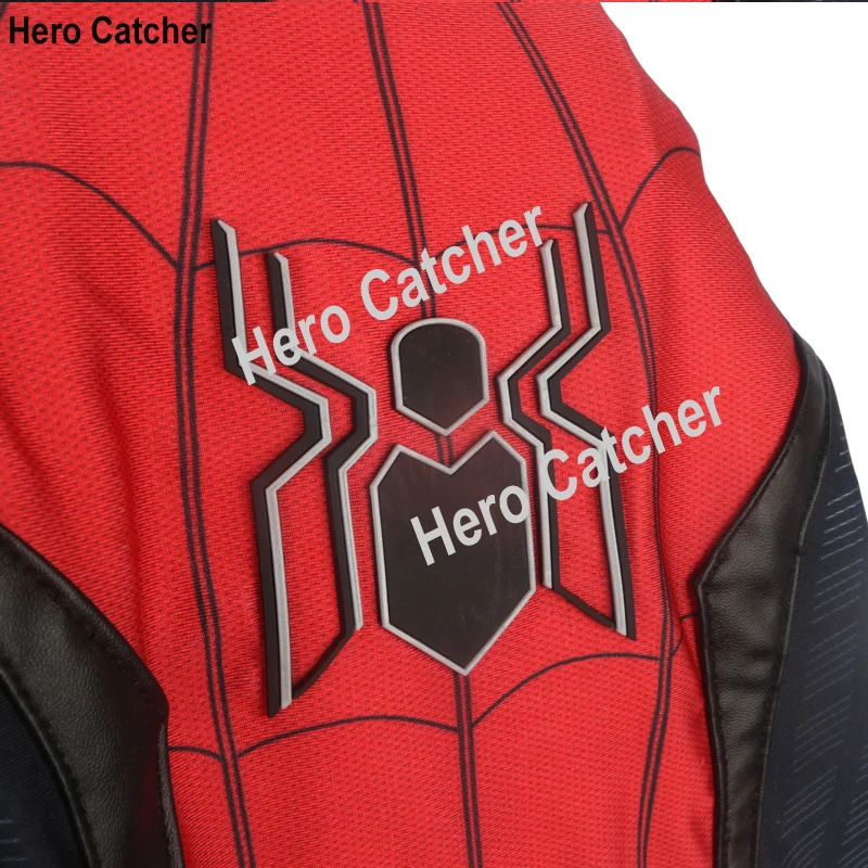 Spiderman Costume - Hero Catcher Rubber Logo FFH Spiderman Suit with Far From Home Details for Parties image 5